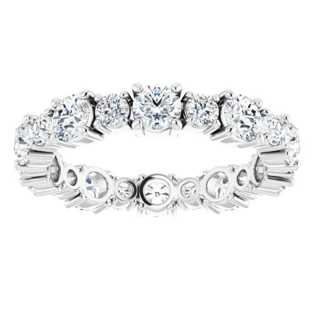 Designer Wedding Ring-2.30 ct. Round Diamond Eternity Band