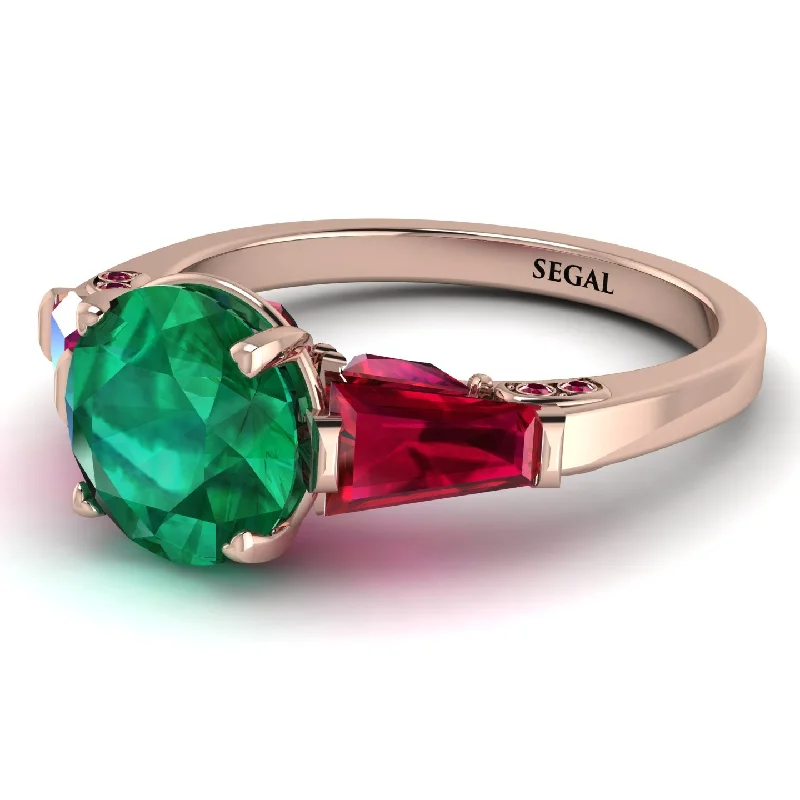 Gemstone Cocktail Ring-Glamorous Custom Emerald Ring - Harley No. 50