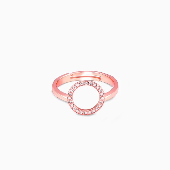 Handmade Promise Ring-Rose Gold Connected for Life Ring