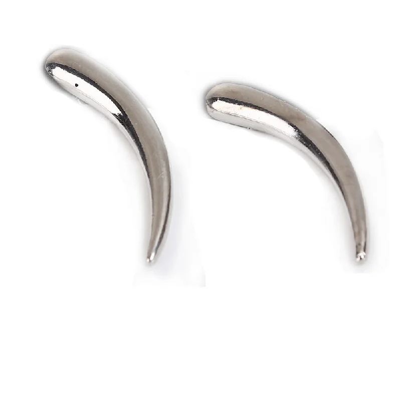 Dainty Silver Earrings-Ear Climbers/Ear Crawlers Earrings Cuff Climber Pins curves