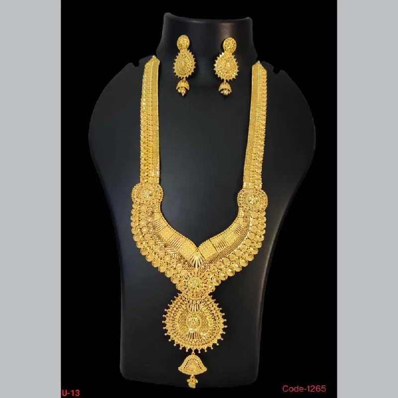 Luxury Sapphire Necklace-Pari Art Jewellery Forming Long Necklace Set