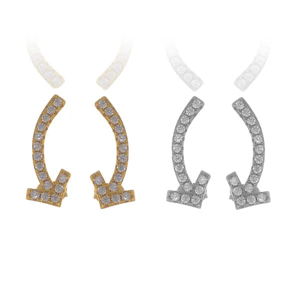 Trendy Ear Jackets-High Standards Stud