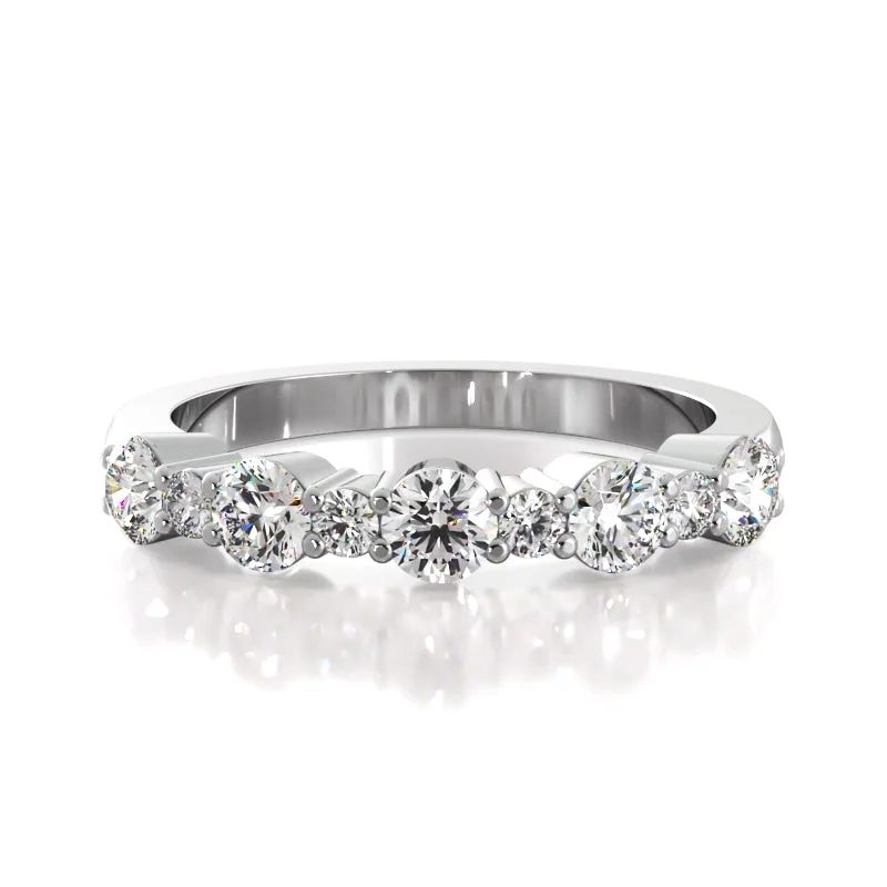 Luxury Engagement Ring-0.61 ct. Round Diamond Wedding Band