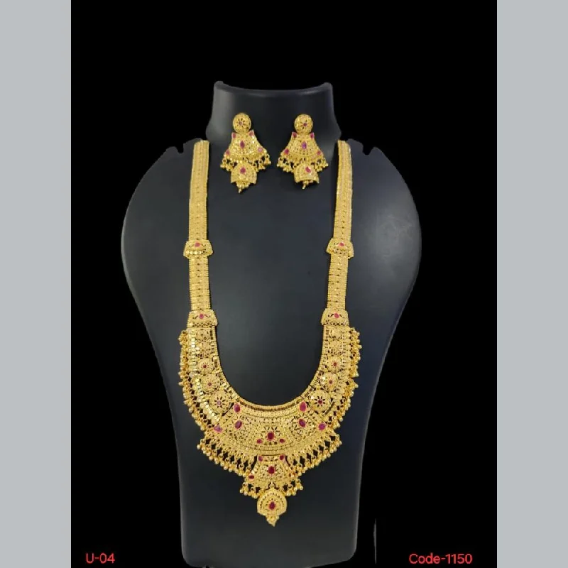 Large Statement Necklace-Pari Art Jewellery Forming Long Necklace Set