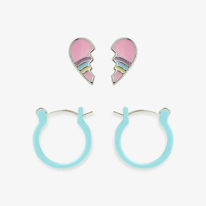 Chic Hoop Earrings-Wonderland Earring Set