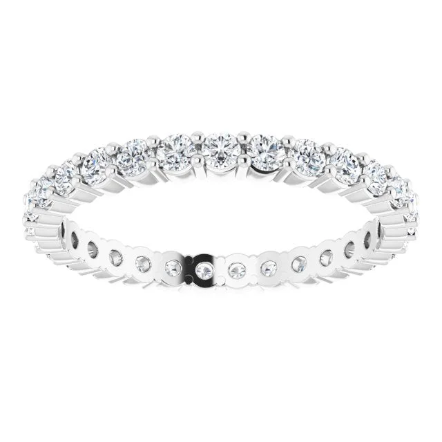 Luxury Diamond Band-0.68 ct. Round Diamond Shared Prong Eternity Band