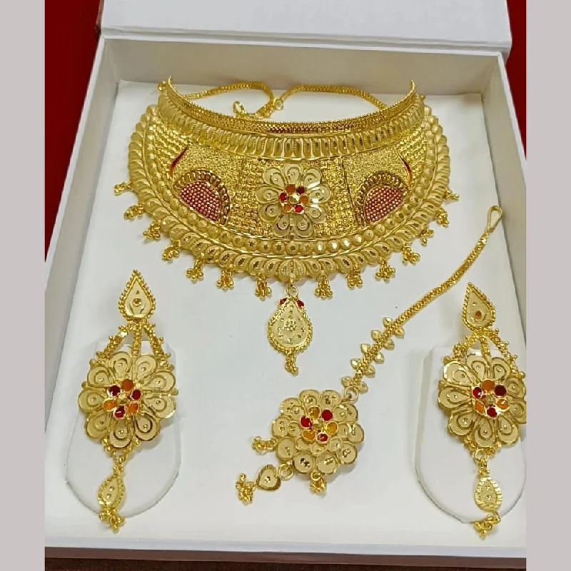 Diamond and Pearl Necklace-Pari Art Jewellery Forming Choker Necklace Set