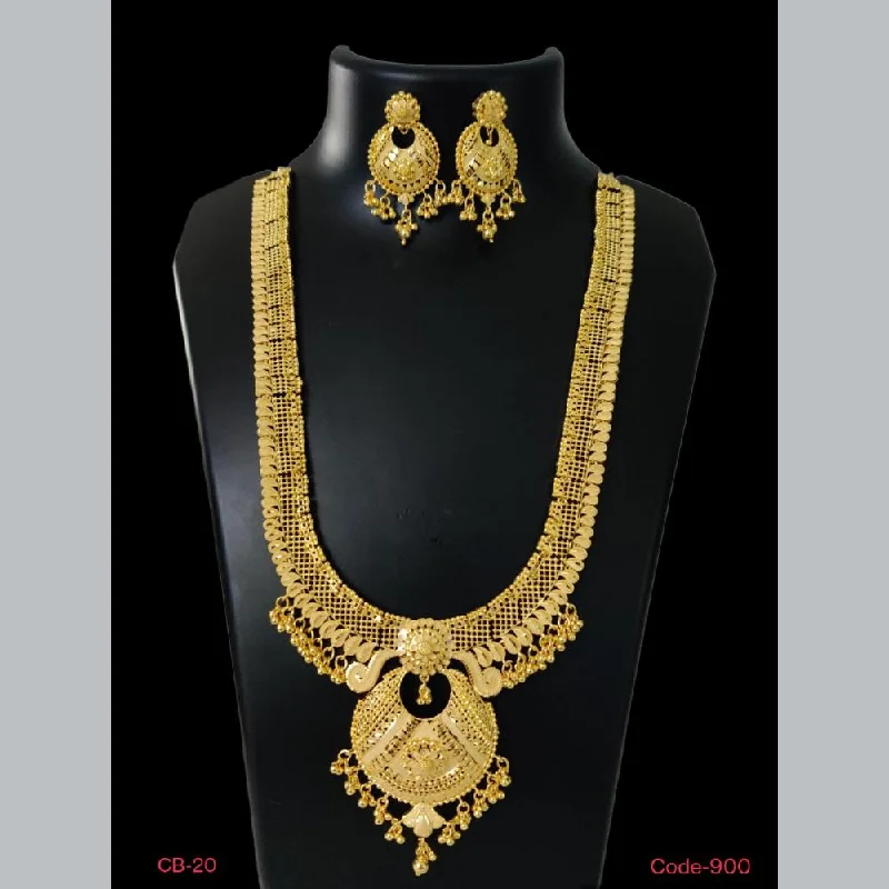 Luxury Pearl Necklace-Pari Art Jewellery Forming Long Necklace Set