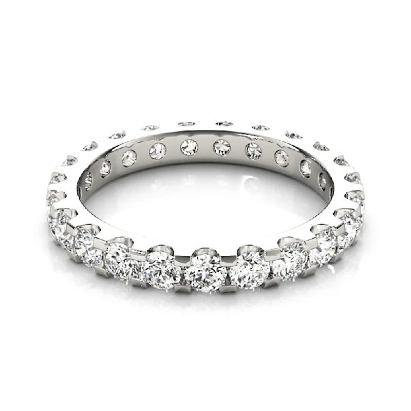 Gold Infinity Ring-2.00 ct. Round Diamond Eternity Band