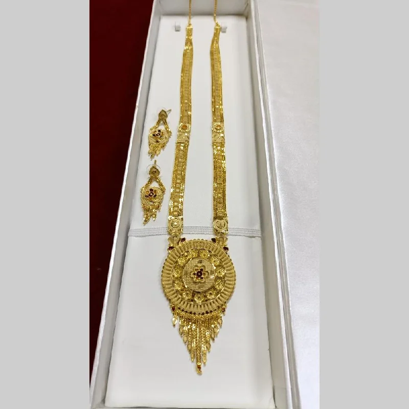 Luxury Custom Necklace-Pari Art Jewellery Forming Long Necklace Set