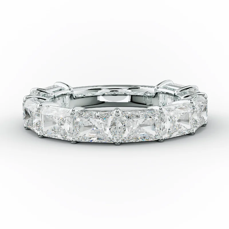 Luxury Engagement Ring-5.0 Carat East West Radiant Cut Diamond Anniversary Band