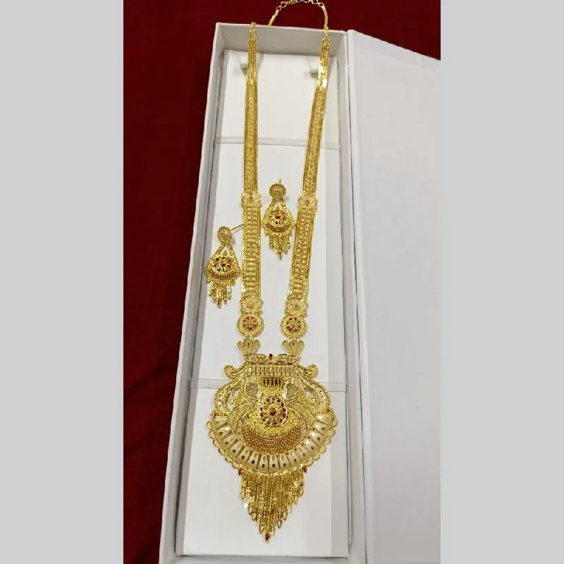 Artistic Necklace for Women-Pari Art Jewellery Forming Long Necklace Set