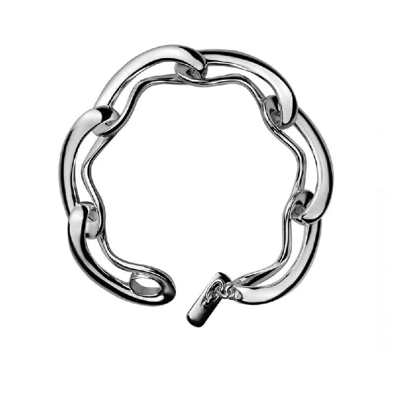 Custom-Designed Bracelets-Infinity Sterling Silver Bracelet