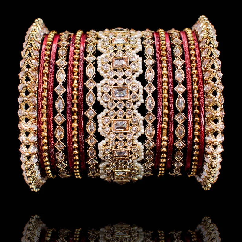 Multi-Color Bangle Set-Pariza Bangles