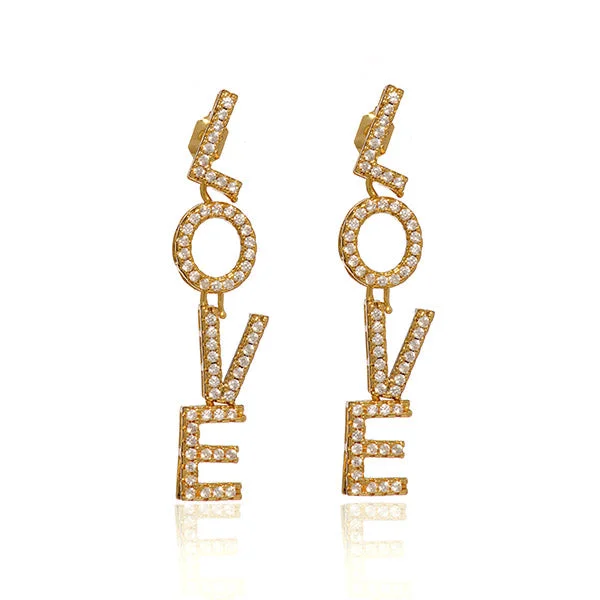 Glamorous Drop Earrings-Lovestruck Earrings