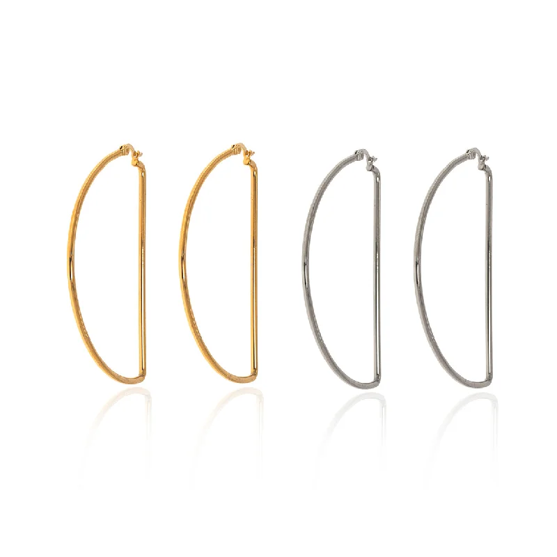 Artistic Pearl Earrings-Diora Hoop